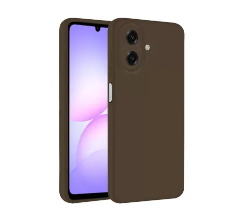 Samsung Galaxy A07 4G First Silikon - Kahverengi
