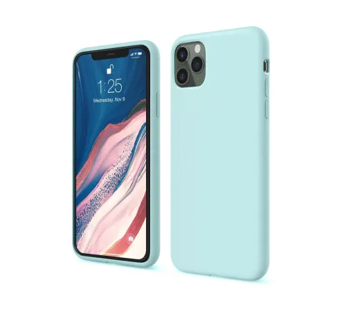 Apple iPhone 11 Pro Kılıf First Silikon - Turkuaz