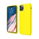Apple iPhone 11 Pro Kılıf First Silikon - Sarı