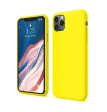 Apple iPhone 11 Pro Kılıf First Silikon - Sarı