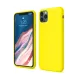 Apple iPhone 11 Pro Kılıf First Silikon - Sarı