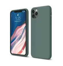 Apple iPhone 11 Pro Kılıf First Silikon - Koyu Yeşil
