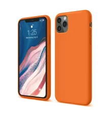 Apple iPhone 11 Pro Kılıf First Silikon - Turuncu