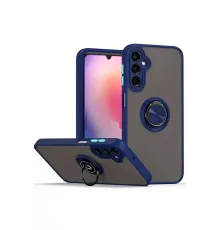 Samsung Galaxy A17 5G Montreal Yüzüklü Silikon Kapak - Lacivert