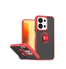 Xiaomi Redmi 15C 4G Montreal Yüzüklü Silikon Kapak - Kırmızı