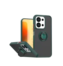 Xiaomi Redmi 15C 4G Montreal Yüzüklü Silikon Kapak - Yeşil