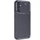 Samsung Galaxy S25 Kılıf Auto Focus Karbon Kapak - Lacivert