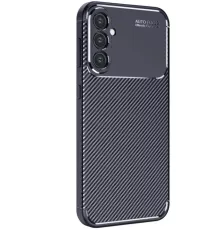 Samsung Galaxy S25 Kılıf Auto Focus Karbon Kapak - Lacivert
