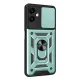 Samsung Galaxy A07 4G Pars Lens Yüzüklü Silikon - Yeşil