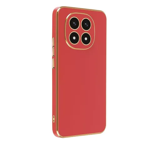 Xiaomi Redmi Note 14 Pro 4G Kılıf Volet Silikon - Kırmızı