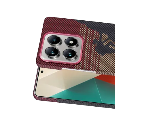 Xiaomi Mi 14T Pro Vega Magsafe Kapak - Kırmızı
