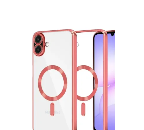 Samsung Galaxy A07 4G Kross Magneticsafe Kapak - Kırmızı