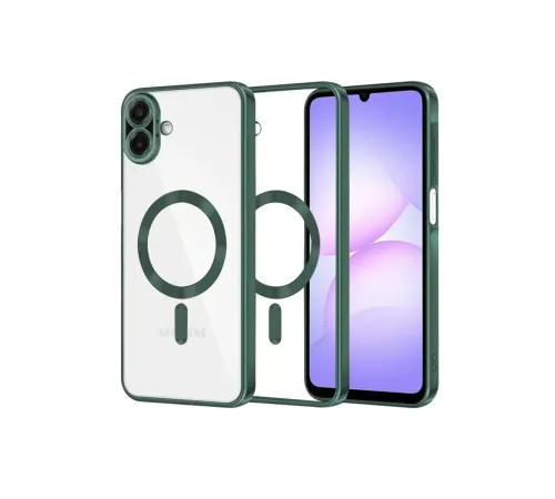 Samsung Galaxy A07 4G Kross Magneticsafe Kapak - Koyu Yeşil