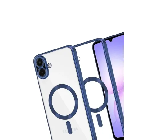 Samsung Galaxy A07 4G Kross Magneticsafe Kapak - Lacivert