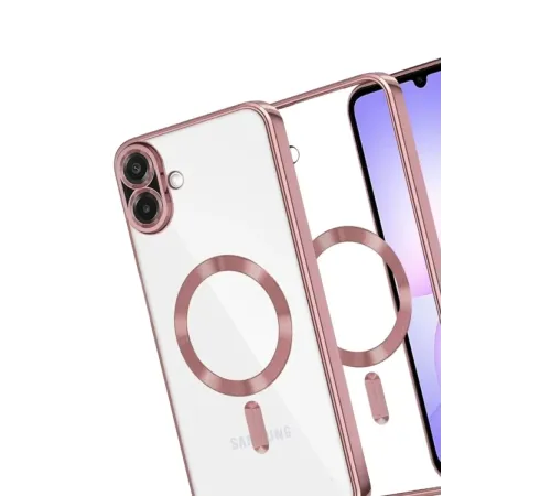 Samsung Galaxy A07 4G Kross Magneticsafe Kapak - Rose