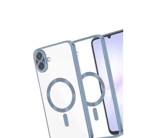 Samsung Galaxy A07 4G Kross Magneticsafe Kapak - Sierra Blue