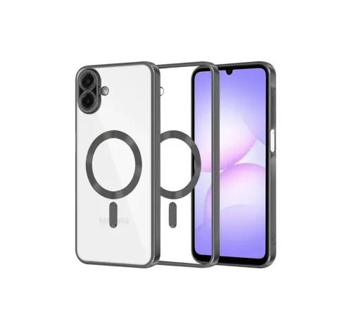Samsung Galaxy A07 4G Kross Magneticsafe Kapak - Siyah