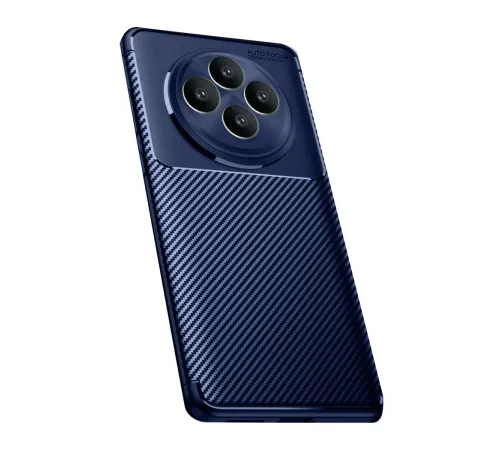 Reno 11 FS Kılıf Auto Focus Karbon Kapak - Lacivert