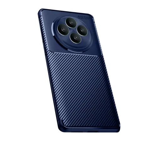 Reno 11 FS Kılıf Auto Focus Karbon Kapak - Lacivert