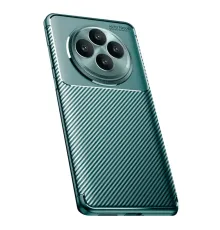 Reno 11 FS Kılıf Auto Focus Karbon Kapak - Koyu Yeşil