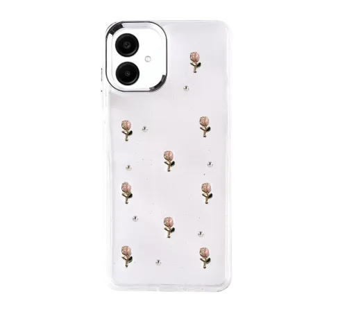 Samsung Galaxy A07 4G Fiyonk Desenli Kapak - Desen 6