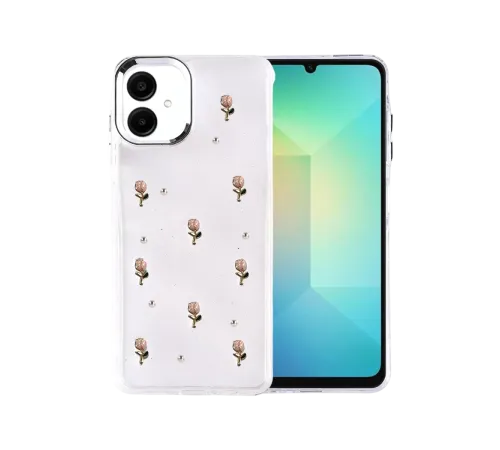 Samsung Galaxy A07 4G Fiyonk Desenli Kapak - Desen 6