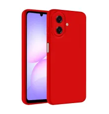 Samsung Galaxy A07 4G First Silikon - Kırmızı
