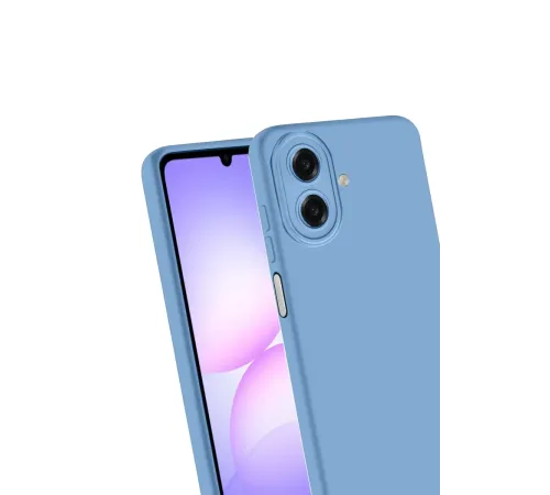 Samsung Galaxy A07 4G First Silikon - Mavi
