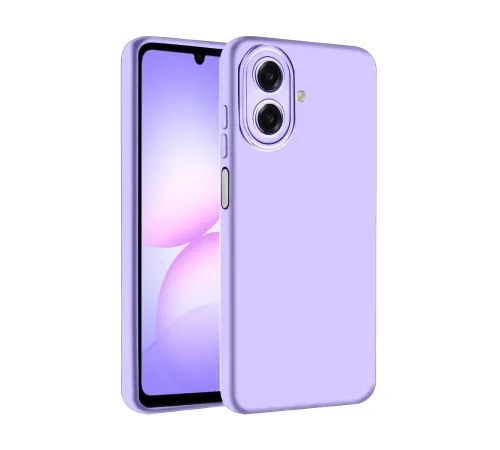 Samsung Galaxy A07 4G Nano içi Kadife Silikon - Lila