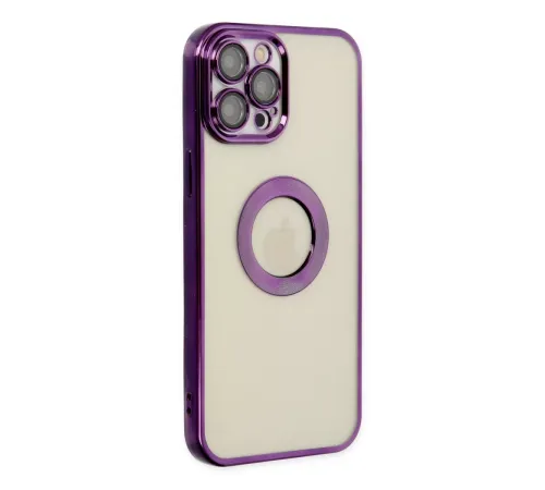Apple iPhone 12 Pro Kılıf Slot Silikon - Mor