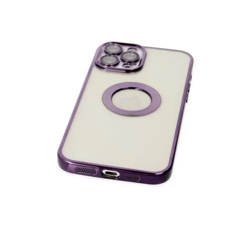 Apple iPhone 12 Pro Kılıf Slot Silikon - Mor