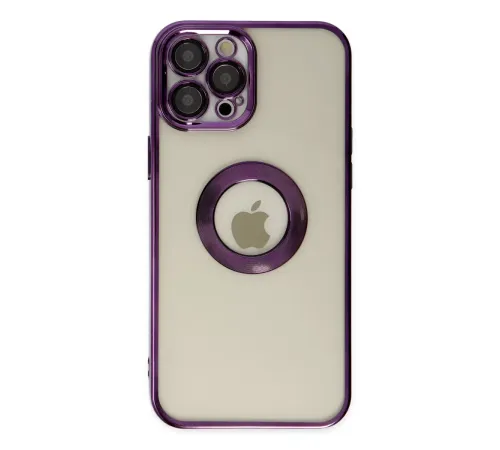 Apple iPhone 12 Pro Kılıf Slot Silikon - Mor