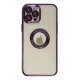Apple iPhone 12 Pro Kılıf Slot Silikon - Mor