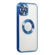 Apple iPhone 12 Pro Kılıf Slot Silikon - Mavi