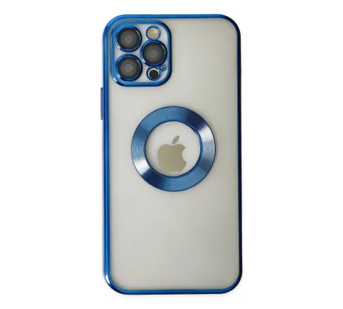 Apple iPhone 12 Pro Kılıf Slot Silikon - Mavi
