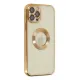 Apple iPhone 12 Pro Kılıf Slot Silikon - Gold