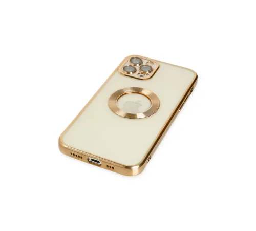 Apple iPhone 12 Pro Kılıf Slot Silikon - Gold