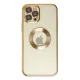 Apple iPhone 12 Pro Kılıf Slot Silikon - Gold