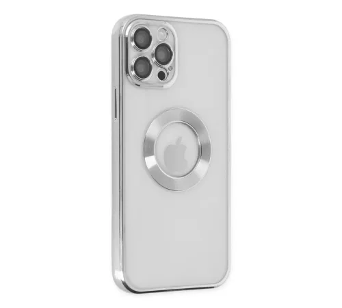 Apple iPhone 12 Pro Kılıf Slot Silikon - Gümüş