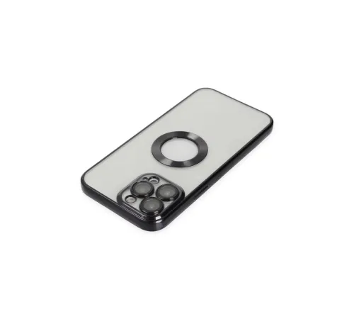 Apple iPhone 13 Pro Kılıf Slot Silikon - Siyah