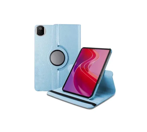Huawei Honor Pad X7 360 Tablet Deri Kılıf - Mavi