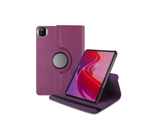 Huawei Honor Pad X7 360 Tablet Deri Kılıf - Mor