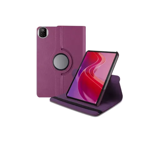 Huawei Honor Pad X7 360 Tablet Deri Kılıf - Mor