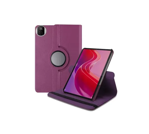 Huawei Honor Pad X7 360 Tablet Deri Kılıf - Mor