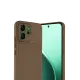 Reno 14 Auto Focus Karbon Kapak - Kahverengi