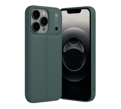 Apple iPhone 17 Pro Auto Focus Kapak - Koyu Yeşil