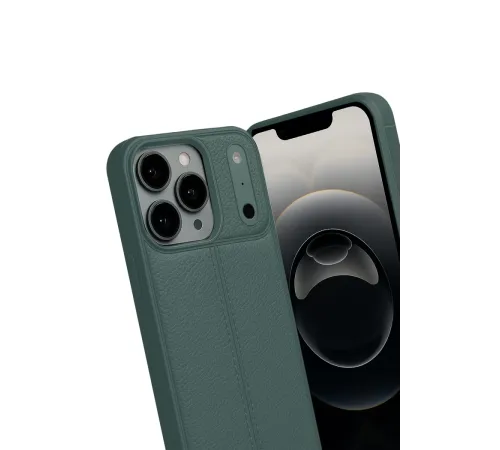 Apple iPhone 17 Pro Max Auto Focus Kapak - Koyu Yeşil