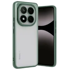 Xiaomi Redmi Note 14 Pro Plus Kılıf Lensli Silikon - Yeşil