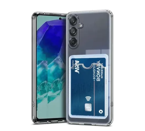 Samsung Galaxy A17 5G Kart Şeffaf Silikon - Şeffaf