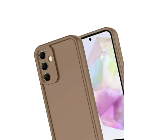 Samsung Galaxy A17 5G Viera Silikon - Kahverengi
